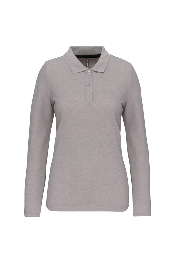 Polo manches longues femme