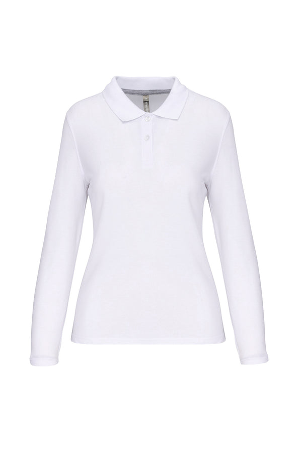 Polo manches longues femme