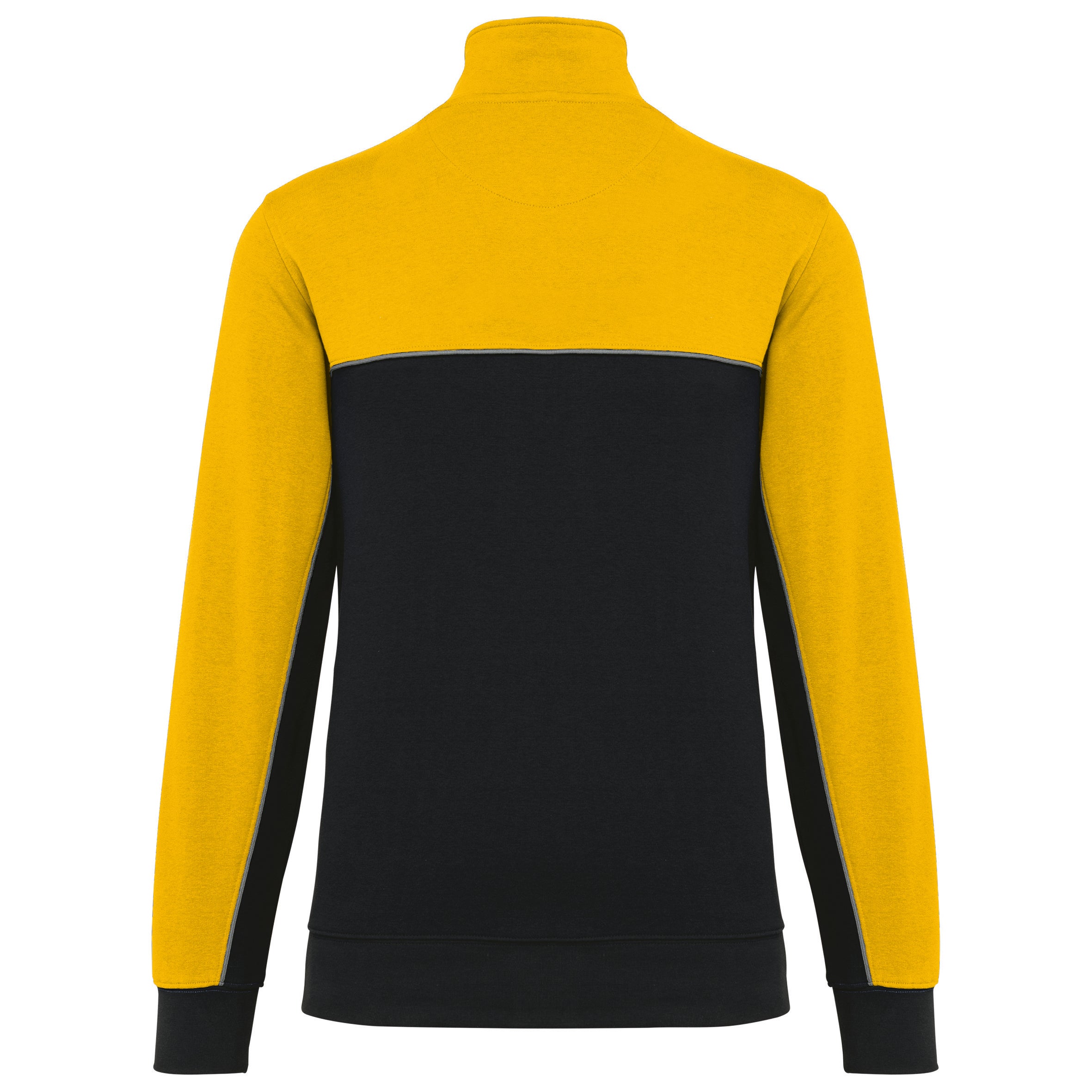 Unisex eco-responsible zip-neck sweatshirt