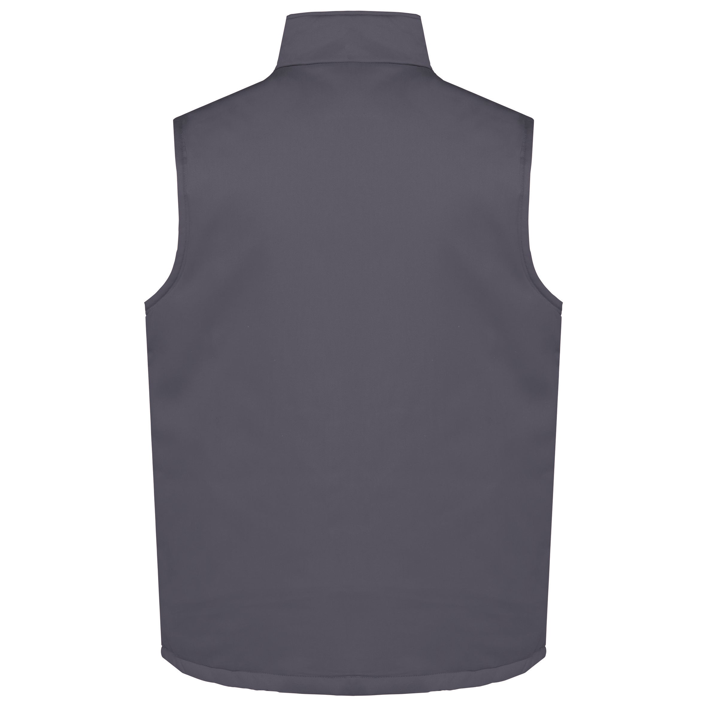 Unisex padded multi-pocket polycotton vest