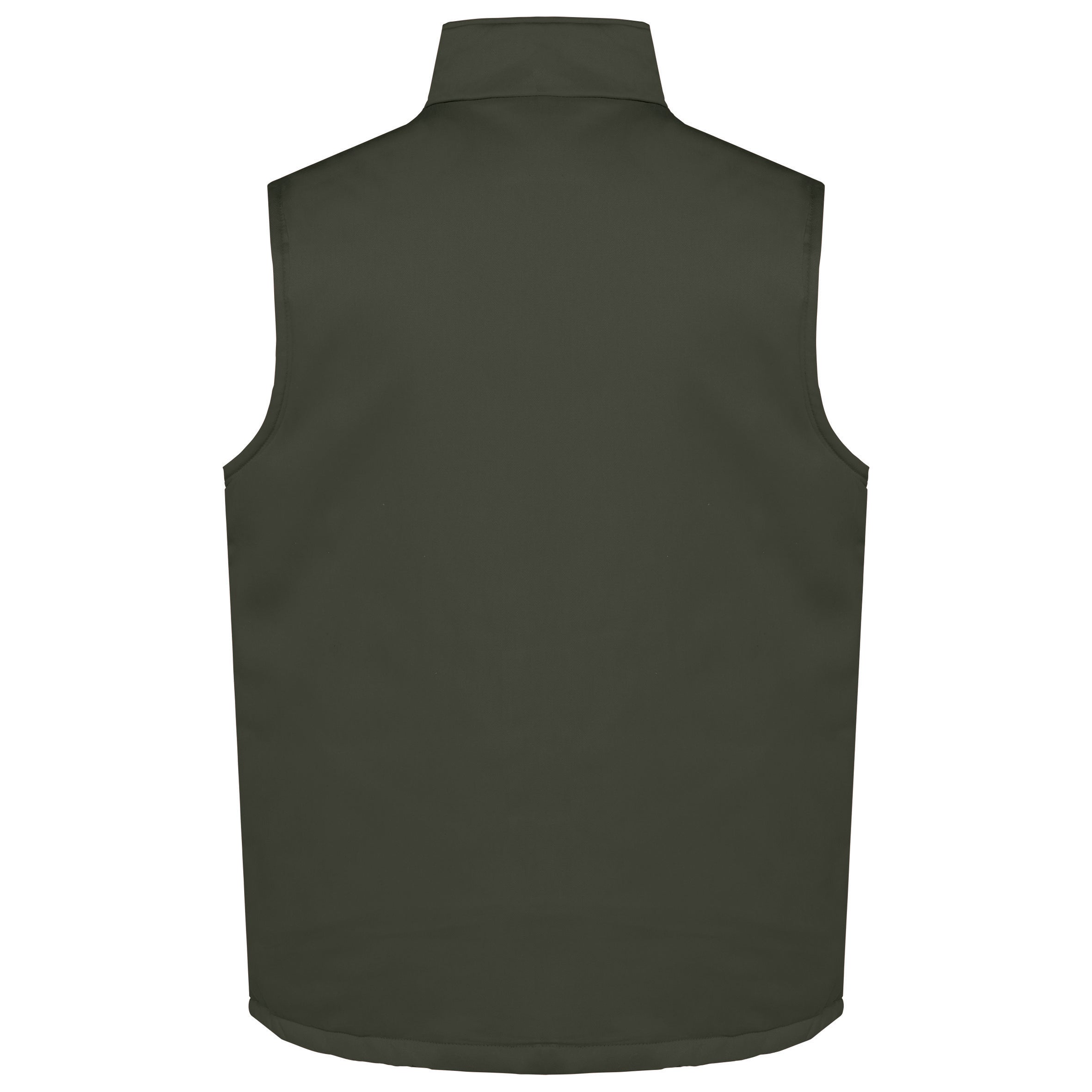 Unisex padded multi-pocket polycotton vest