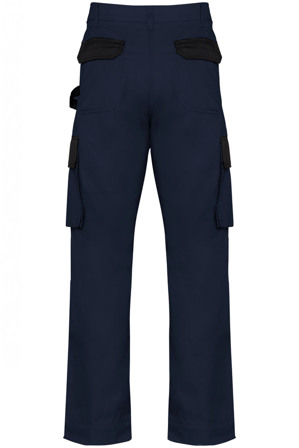 Pantalon de travail bicolore homme