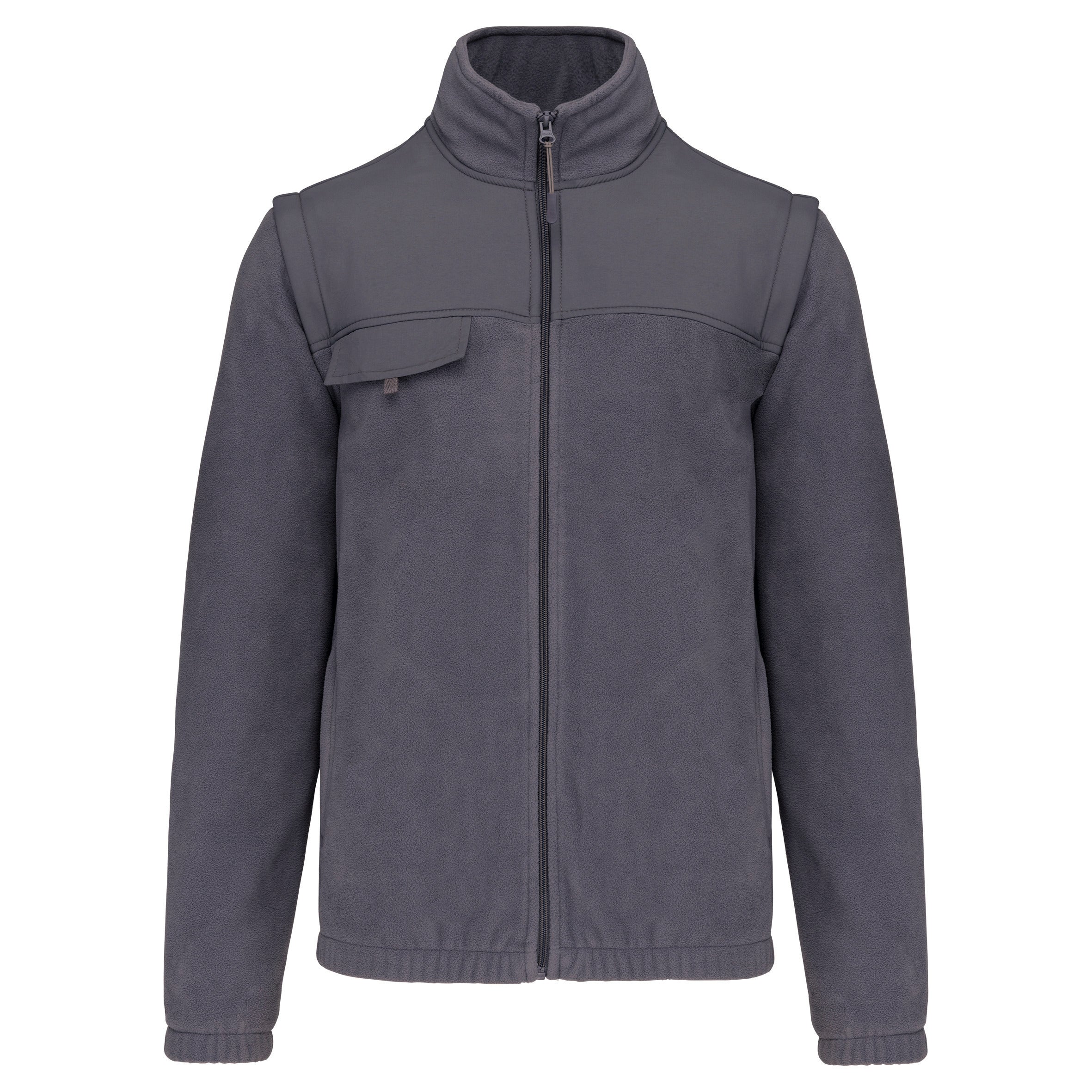 Veste polaire manches amovibles homme