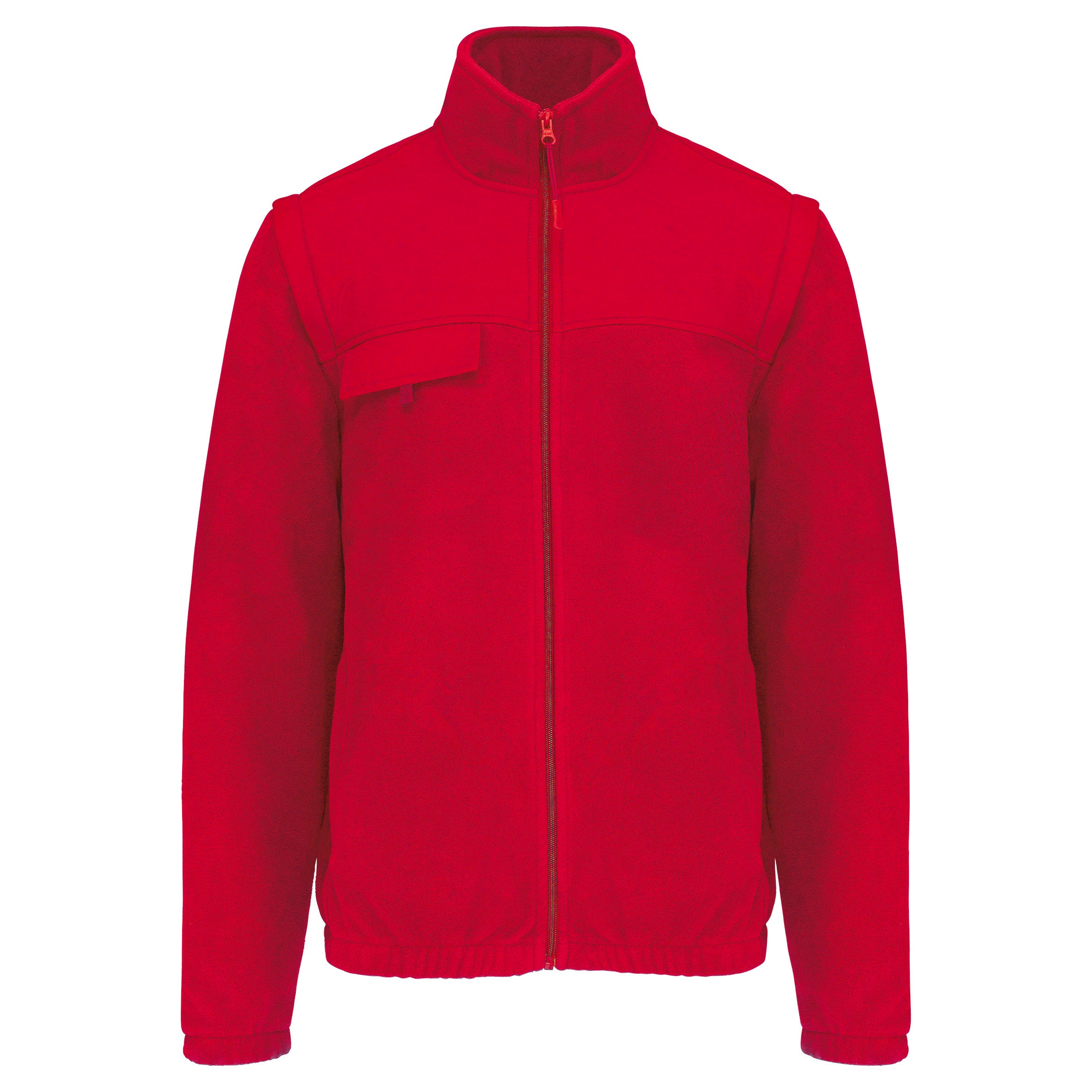 Veste polaire manches amovibles homme