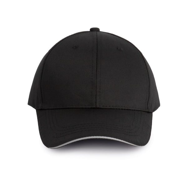 Oeko-Tex contrasting 6-panel sandwich cap