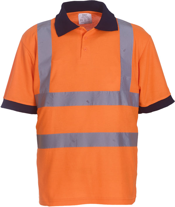 HIGH VISIBILITY SHORT SLEEVE POLO SHIRT