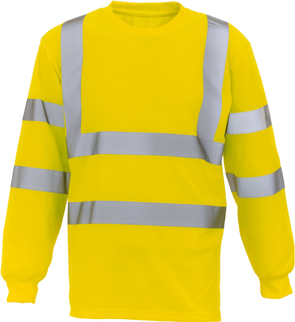 High Visibility T-shirt met lange mouwen