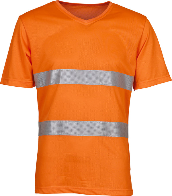 T-shirt col V haute visibilité Top Cool