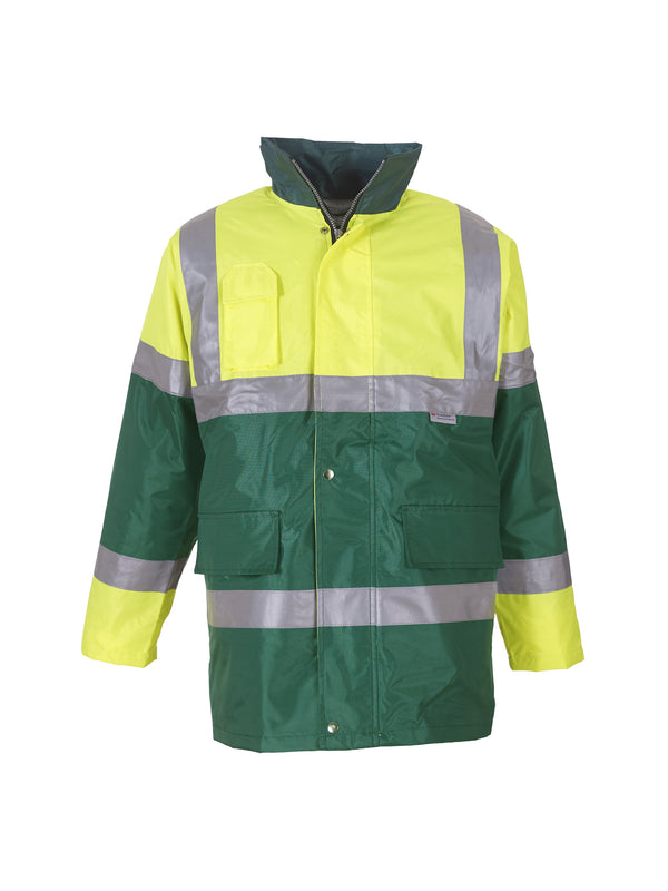 High visibility contrast jacket