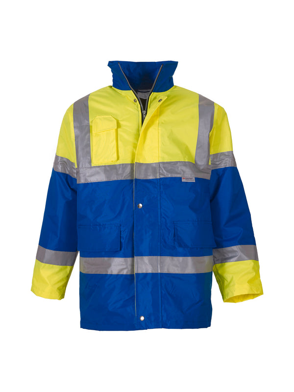 High visibility contrast jacket