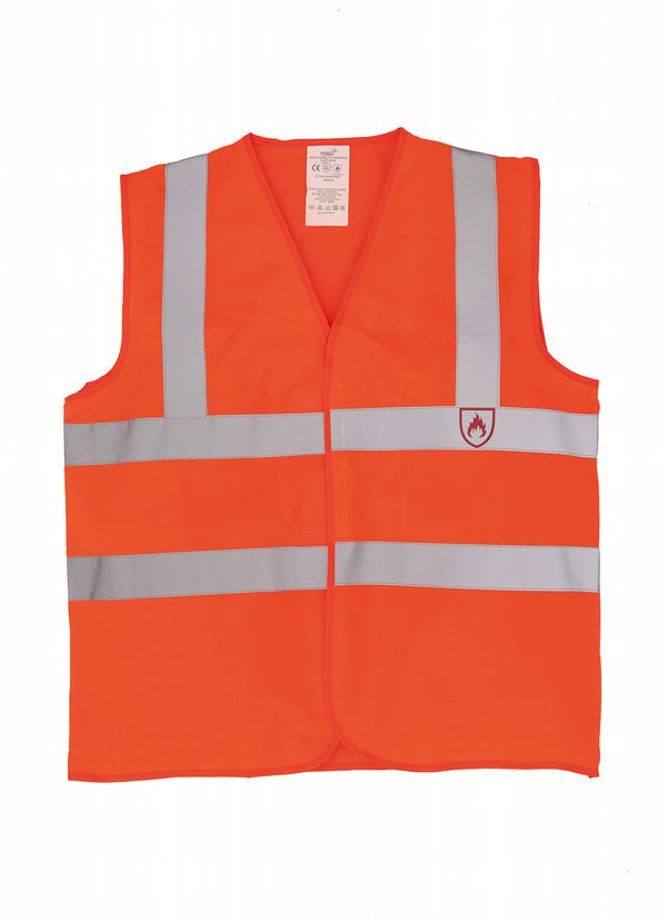 HIGH VISIBILITY VEST &amp; LSF (HEAT AND FLAME)