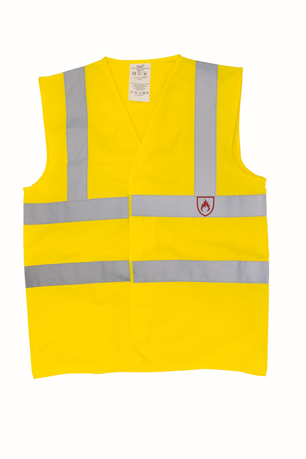 HIGH VISIBILITY VEST &amp; LSF (HEAT AND FLAME)