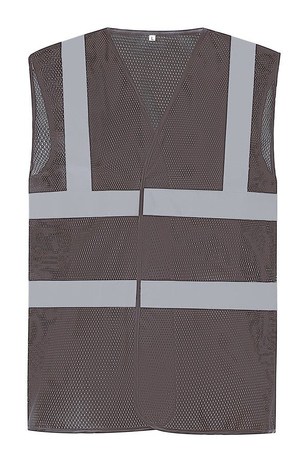 Gilet haute visibilité à maille ajourée recyclée