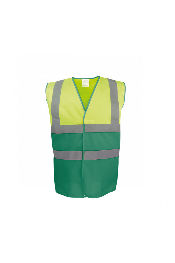 Gilet haute visibilité bicolore