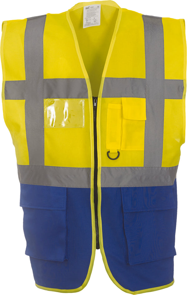 Multifunctioneel vest met hoge zichtbaarheid