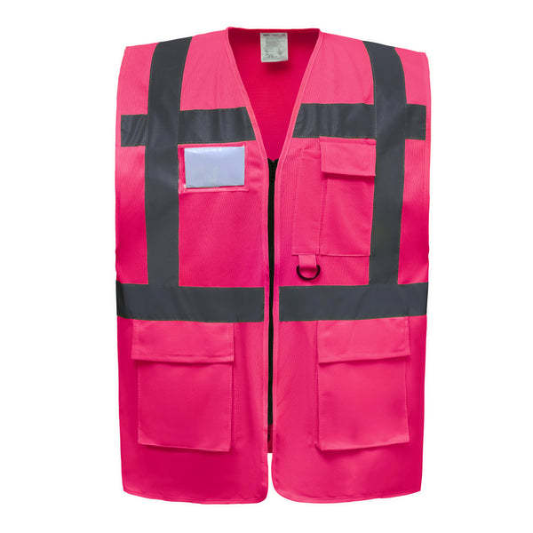 Multifunctioneel vest met hoge zichtbaarheid