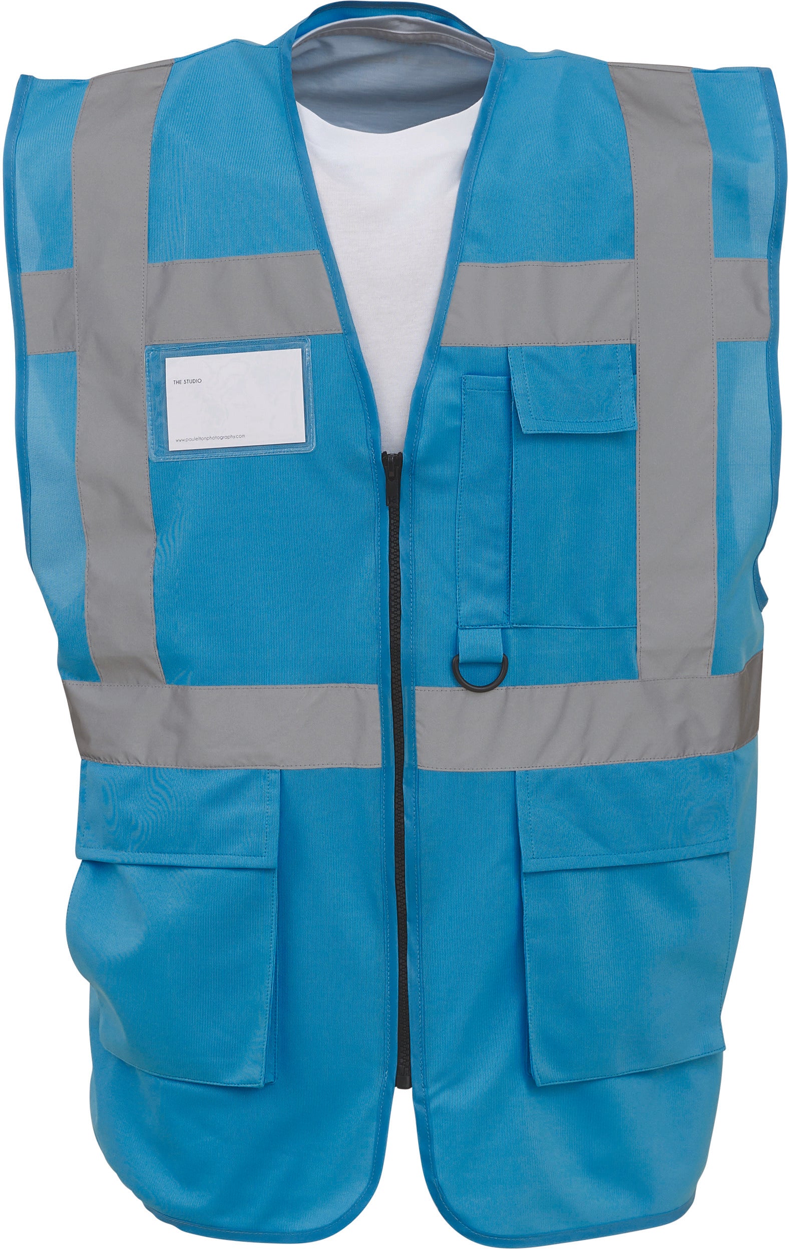 Multifunctioneel vest met hoge zichtbaarheid