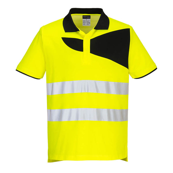 Poloshirt met hoge zichtbaarheid PW2 M/C