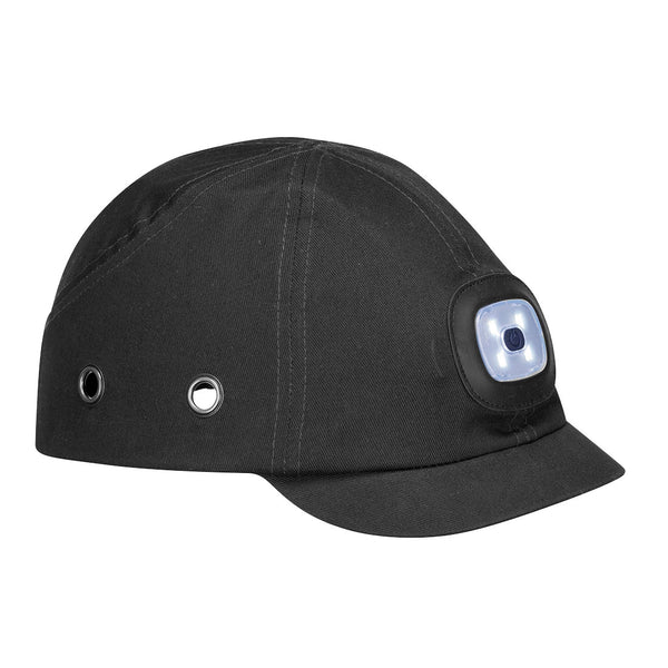 Casquette antichoc à LED rechargeable par USB