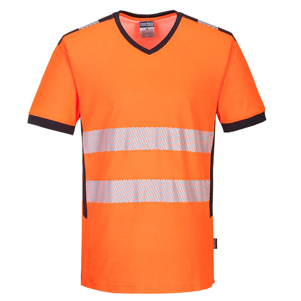 T-shirt col V PW3 Hi-Vis