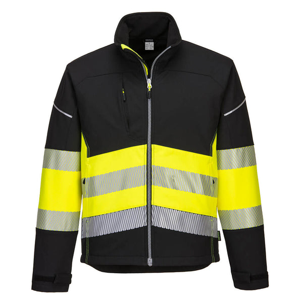 Class 1 High Visibility PW3 Softshell Jacket