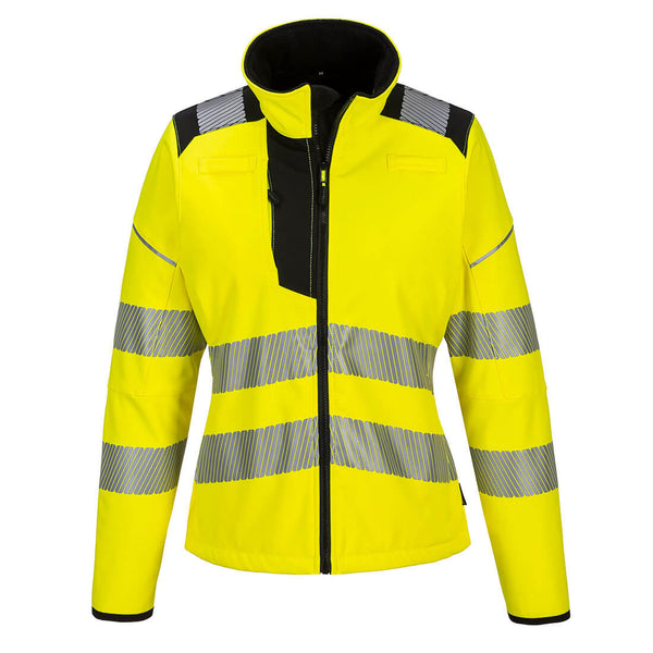 PW3-softshell met hoge zichtbaarheid voor dames