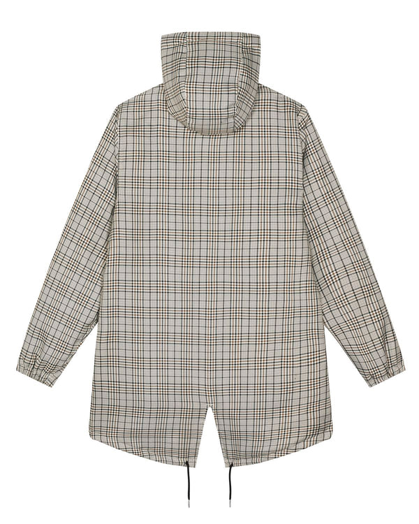 Veste parka unisexe matelassée en tweed à carreaux - Padded Parker Tweed