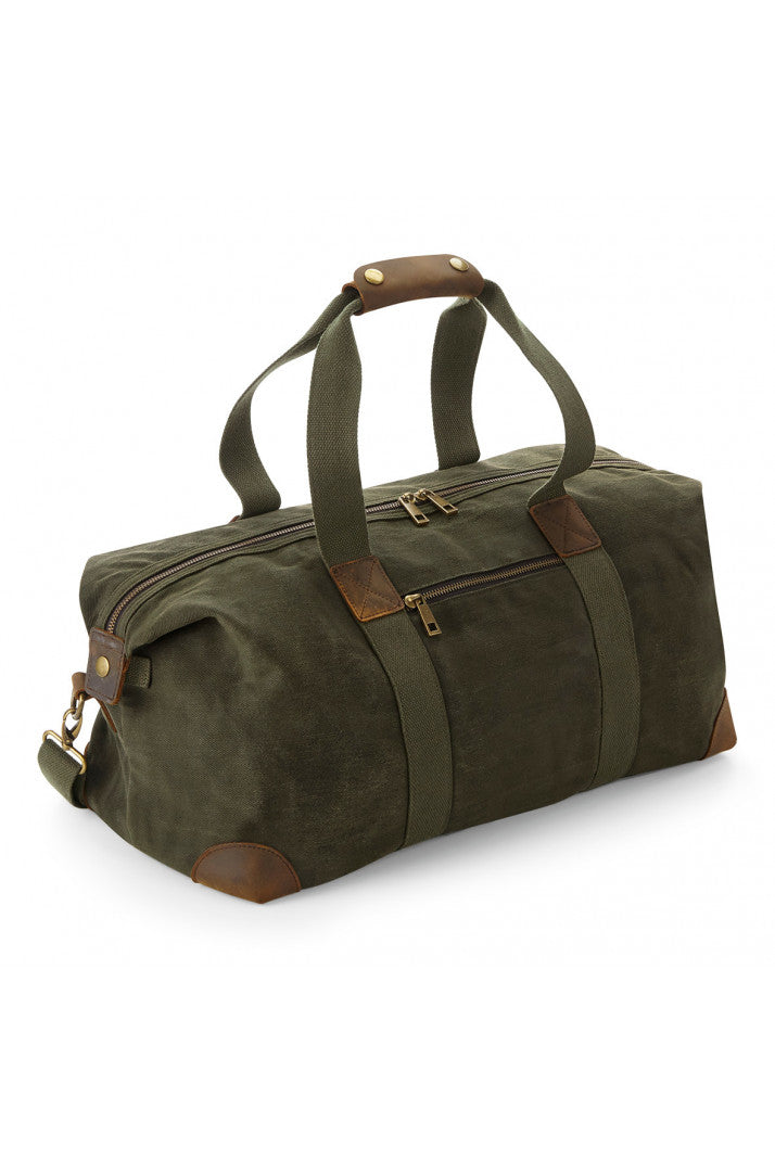 Heritage draagtas van gewaxt canvas