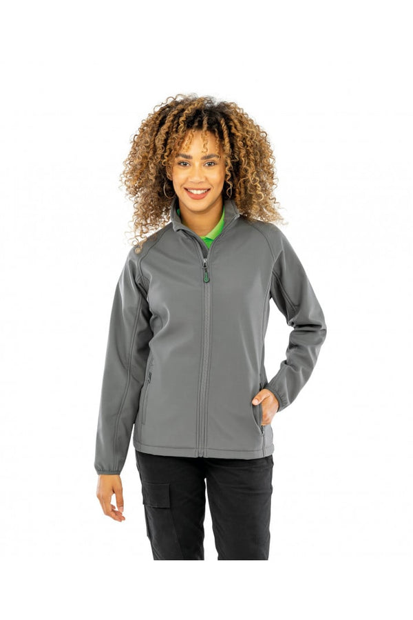 Recycled women's softshell jacket