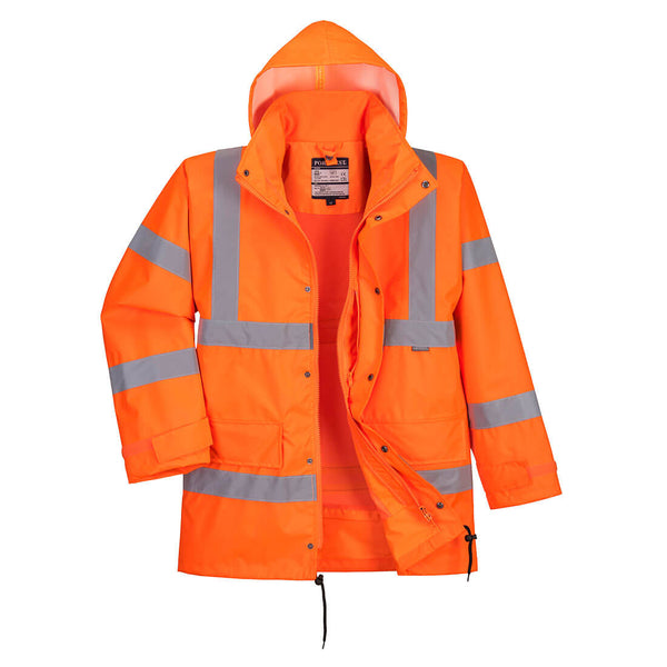 Interactieve ademende Hi-Vis parka