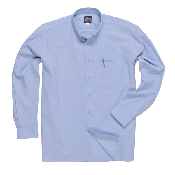 S107 Oxford shirt, long sleeves