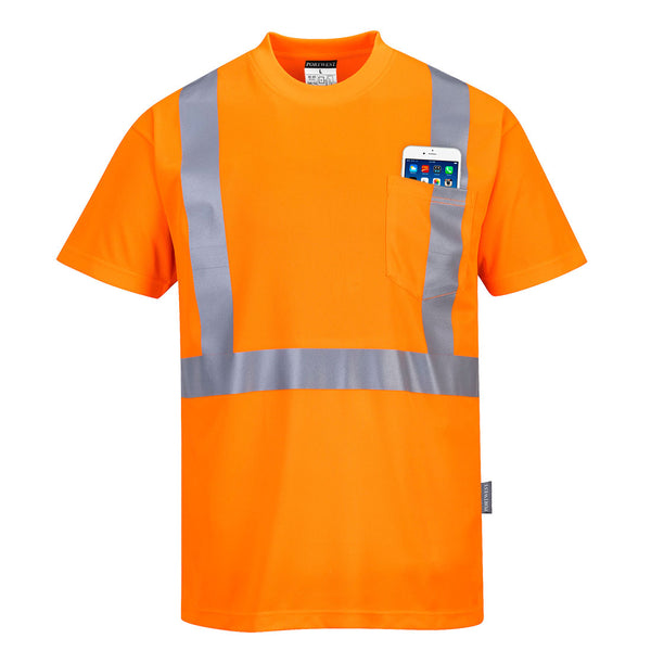 Hi-Vis T-shirt met zak