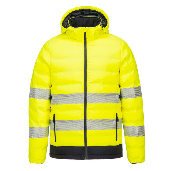 Ultrasonic High Visibility Heated Down Jacket