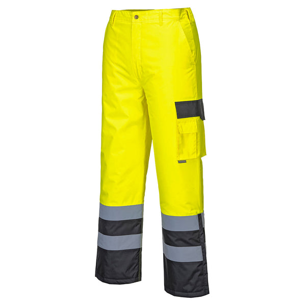 Lined Hi-Vis contrast pants