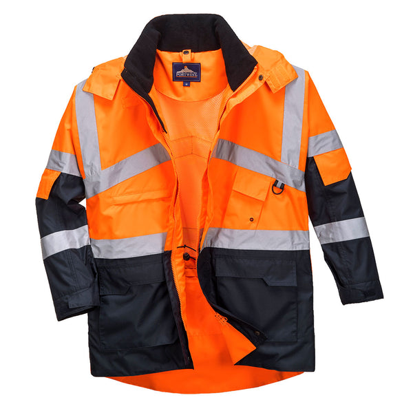 Parka Bicolore Respirant Hi-Vis