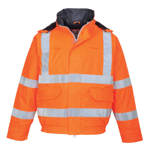 Bizflame HV rain pilot jacket antistatic and flame retardant