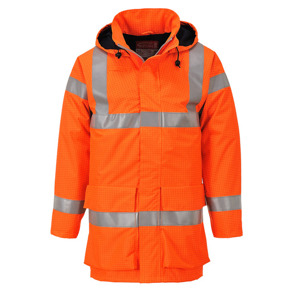 Bizflame multi lite hi-vis rain jacket