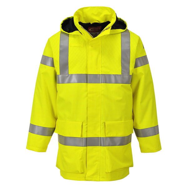 Bizflame multi lite hi-vis rain jacket