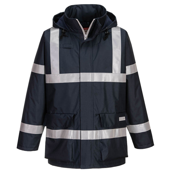 Bizflame anti-static FR rain jacket