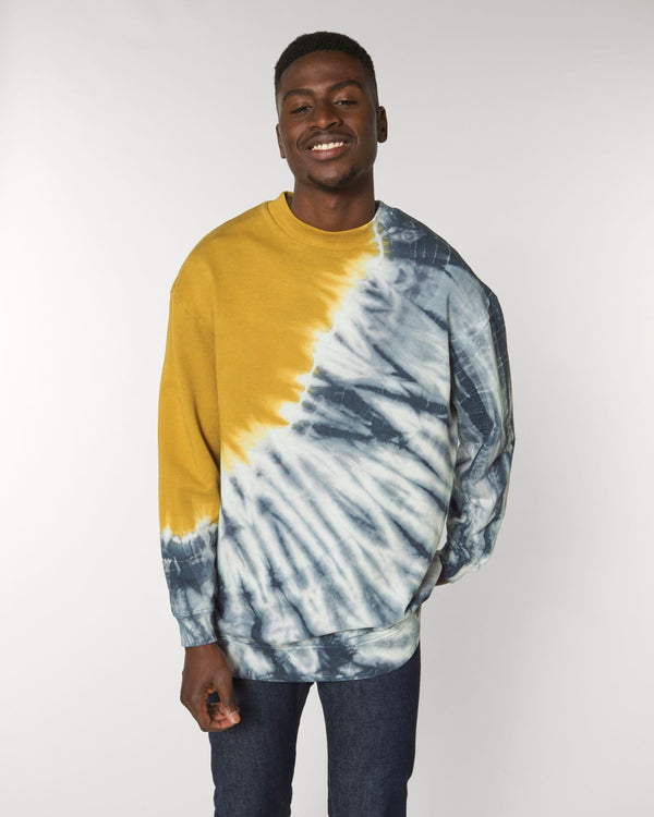 Le sweat-shirt unisexe à col ras du cou tie & dye - Firer Tie and Dye