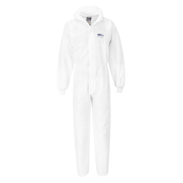 Biztex SMS coverall type 5/6 with knit cuffs - Box of 50