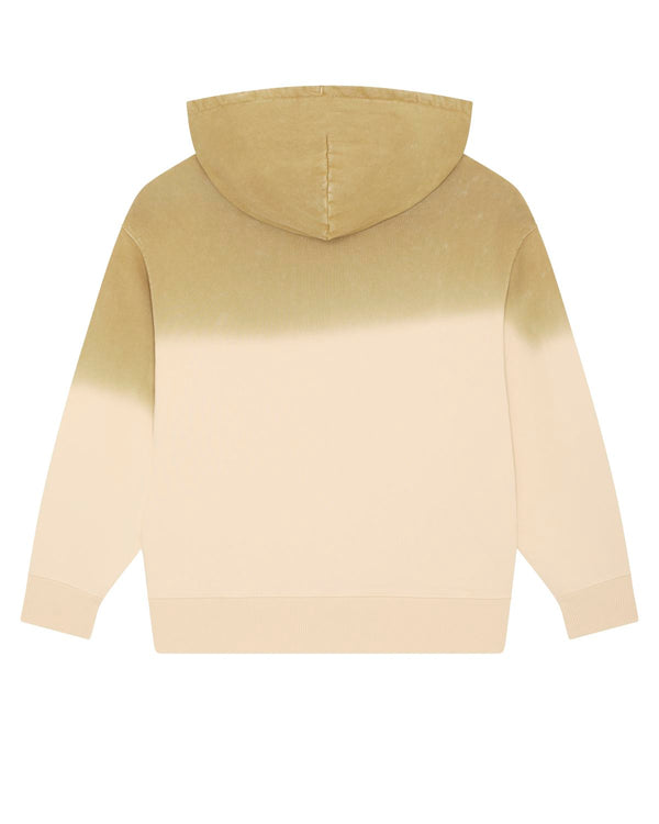 The unisex, casual, aged dip dye hooded sweatshirt - Slammer Aged Dip Dye