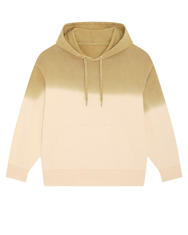 The unisex, casual, aged dip dye hooded sweatshirt - Slammer Aged Dip Dye