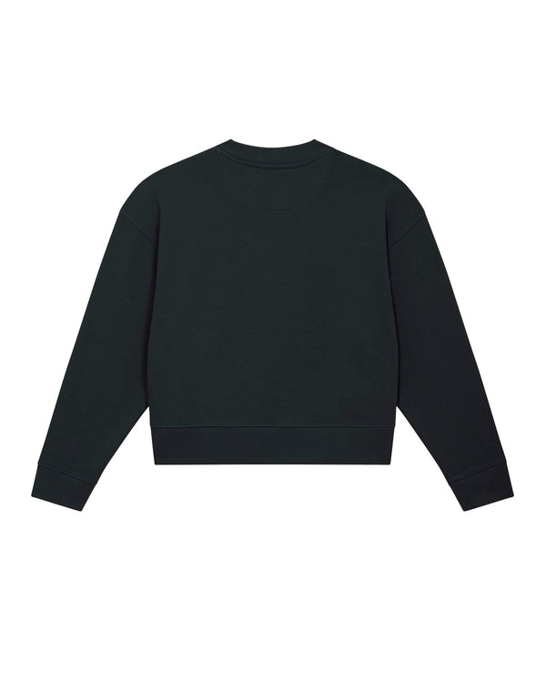 Round neck cropped sweatshirt for women terry wave - Stella Cropster Wave Terry