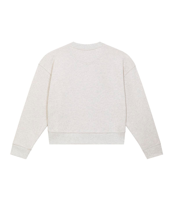 Round neck cropped sweatshirt for women terry wave - Stella Cropster Wave Terry