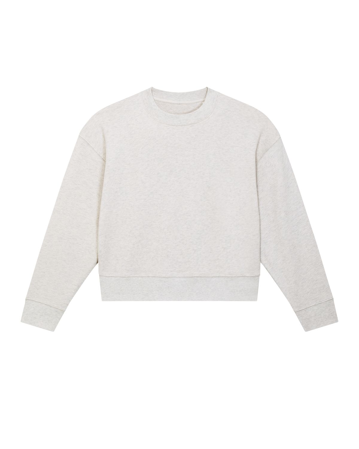 Cropped sweatshirt met ronde hals voor dames badstof wave - Stella Cropster Wave Terry