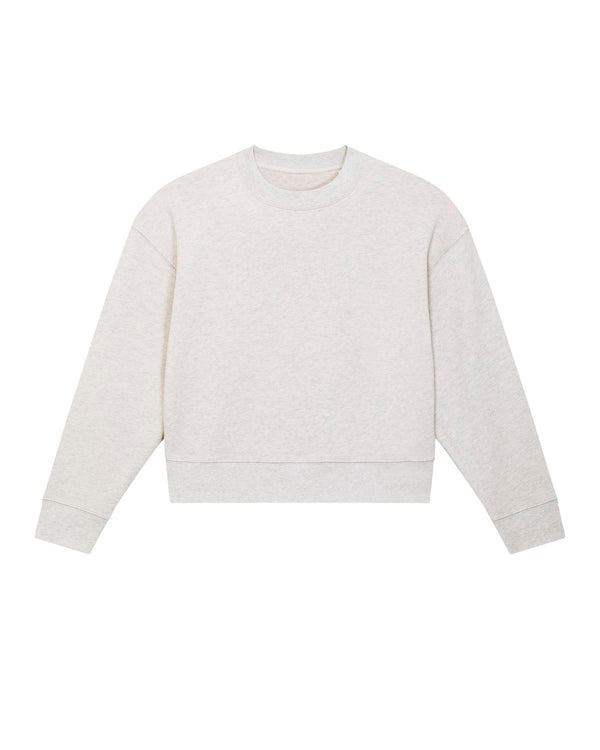 Round neck cropped sweatshirt for women terry wave - Stella Cropster Wave Terry