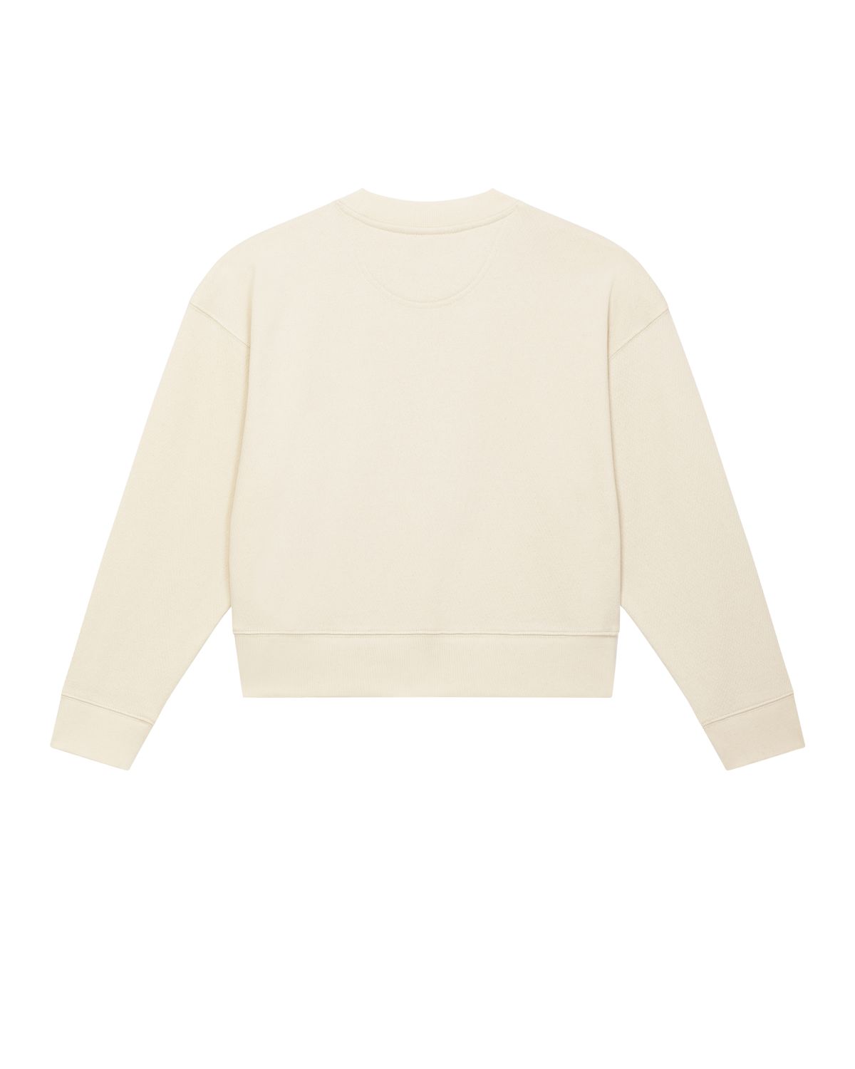 Cropped sweatshirt met ronde hals voor dames badstof wave - Stella Cropster Wave Terry