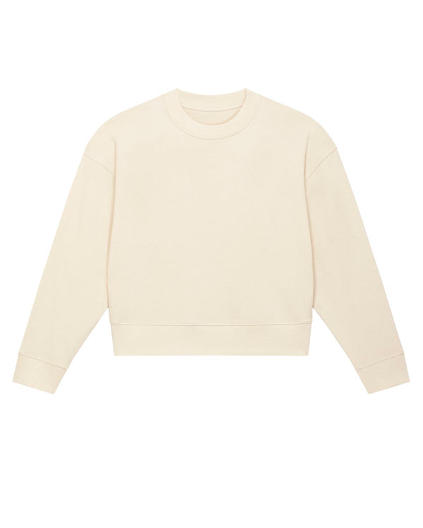 Round neck cropped sweatshirt for women terry wave - Stella Cropster Wave Terry