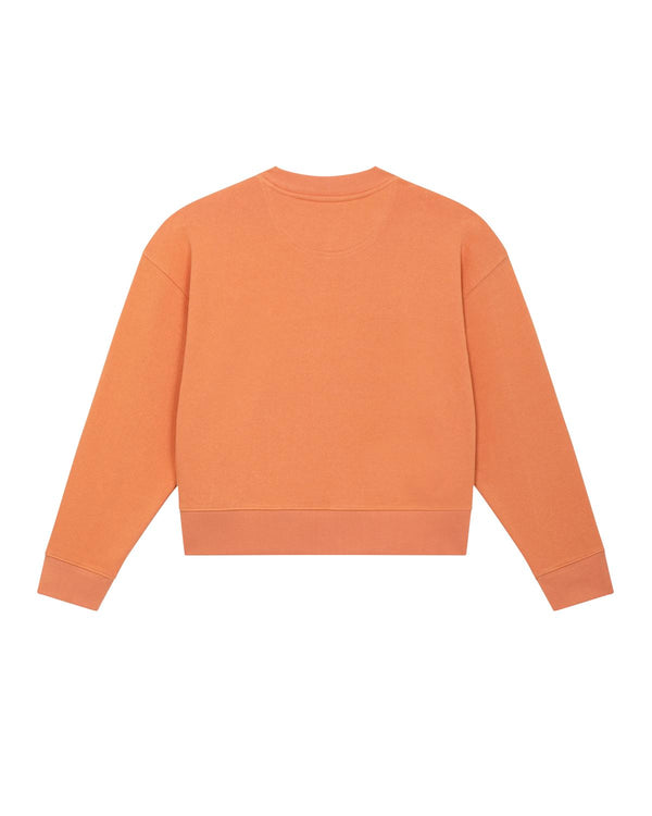 Round neck cropped sweatshirt for women terry wave - Stella Cropster Wave Terry
